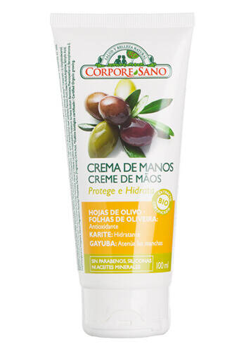 [500207] Crema Manos Karite Olivo Y Gayuba Tubo 100Ml - Corpore Sano