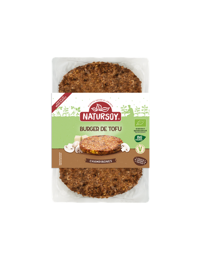 [400161] Hamburguesa Tofu Y Champiñones 160G - Natursoy
