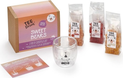 [400138] Pack Ositos De Té 125 Gr  + Vaso De Té Oso -  Teen Baren