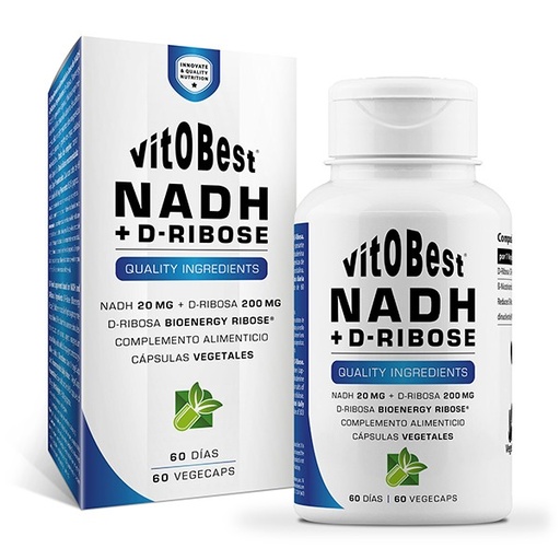 [300228] Nadh+D-Ribose 60 Cápsulas Vega - Vitobest