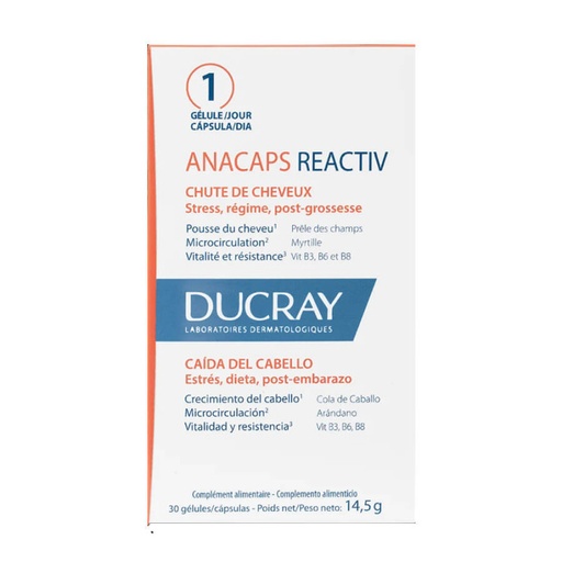 [056596] Anacaps Reactiv 30 Caps - Ducray