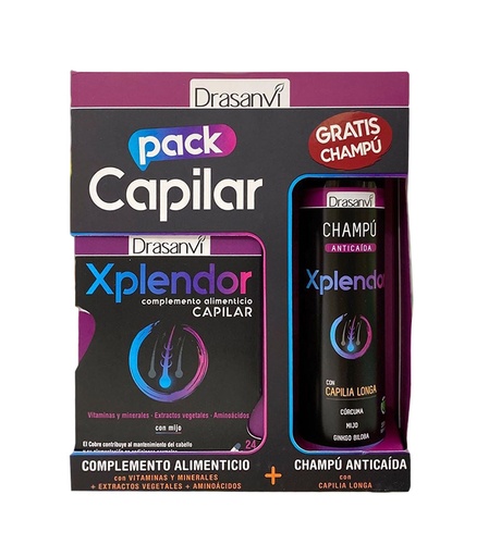 [300256] Pack Capilar Xplendor + Champu Anticaida Gratis - Drasanvi