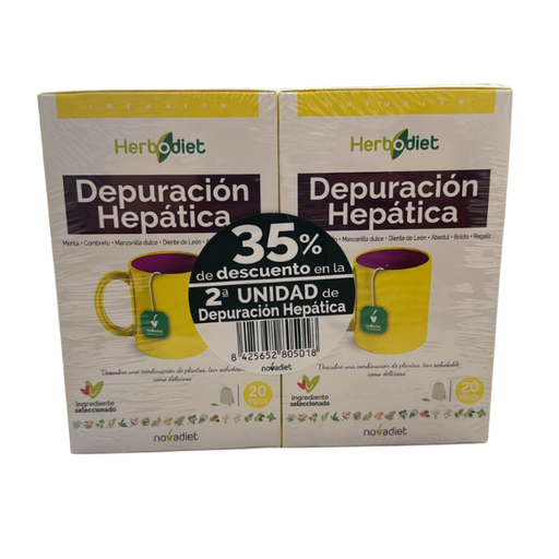 [300261] Pack Infusión Depuracion Hepatica 35% Dto. 2 Ud - Novadiet