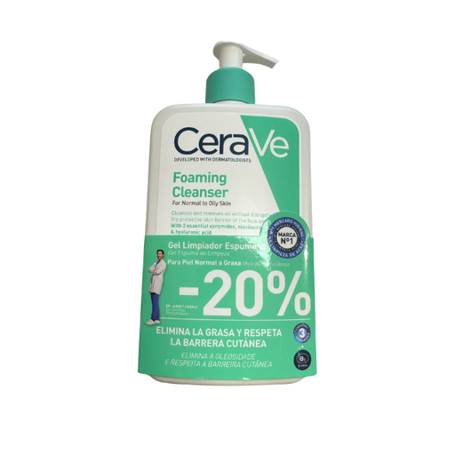 [500292] Gel Limpiador Espumoso 473 Ml 20 % - Cerave