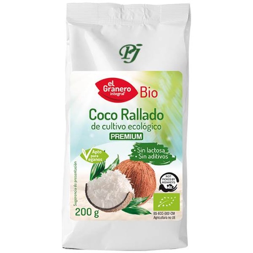 [08189] Coco Rallado Bio 200Gr - El Granero