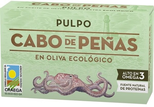 [400439] Pulpo R.G. Aceite Oliva V.E. Ecologico - Cabo De Peñas