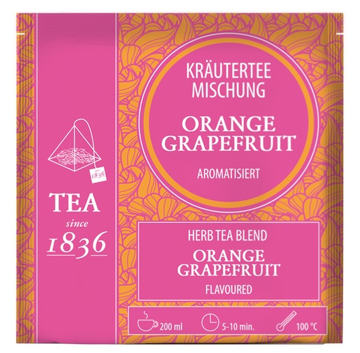 [400374] Pirámide De Té Orange Grapefruit 4 G - Tea