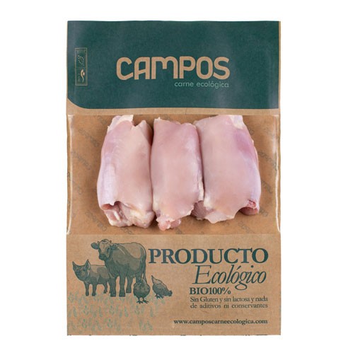 [400381] Contramuslo De Pollo Sin Hueso Y Sin Piel Ecologico Kg. - Campos