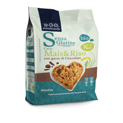 [400415] Galleta Maiz Arroz Chips Choco S/G 250 G. - Sottolestelle