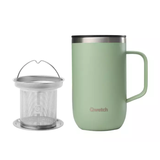 [700214] Taza Tetera Isotérmica Verde 470 Ml.