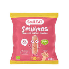 [400429] Smilitos Fresa Y Plátano 25 G - Smileat