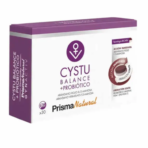 [0502792] Cystu Balance + Probiótico 30 Capsulas - Prisma Natural