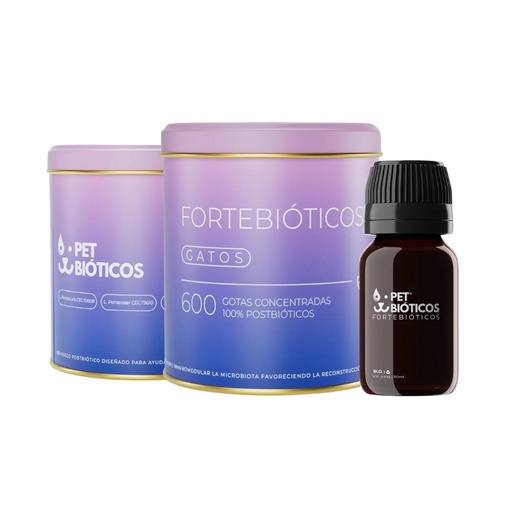 [700221] Fortebióticos 600 Gotas - Pet Bióticos