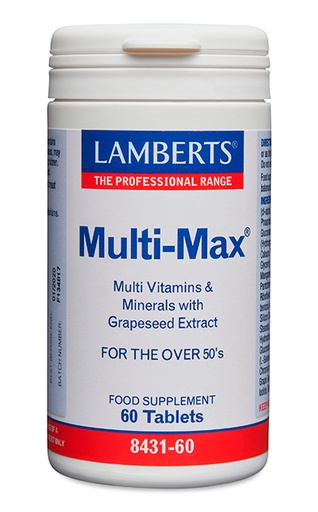 [300384] Multi-Max 60 Tabletas (Para Mayores de 50) - Lamberts