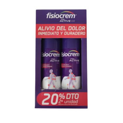 [600056] Fisiocrem Spray Active Ice 2x150 Ml 20 % 2 Ud - Uriach