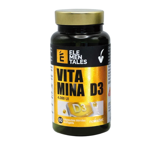 [300390] Vitamina D3 4000 UI 60 Cápsulas - Novadiet