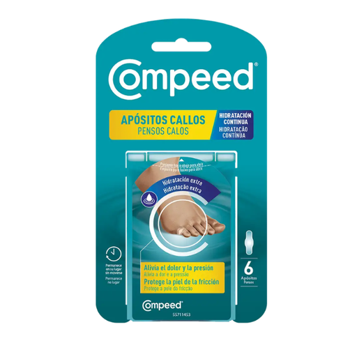 [600077] Apositos Callos Hidratación Extra 6 Unidades - Compeed