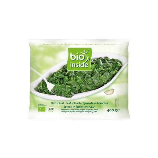 [400481] Espinacas En Hojas Bio 400 G - Bio Inside