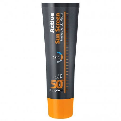 [500507] Active Sun Screen Lip Balm SPF 50+ 15 ml - Frezyderm