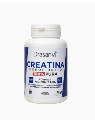 [400507] Creatina Monohidrato 100% Pura 90 Comprimidos - Drasanvi