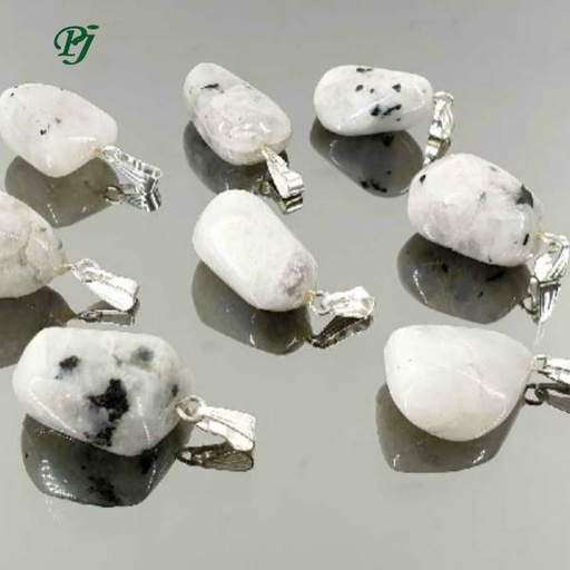 [10981] Colgante Rodado Piedra Luna 