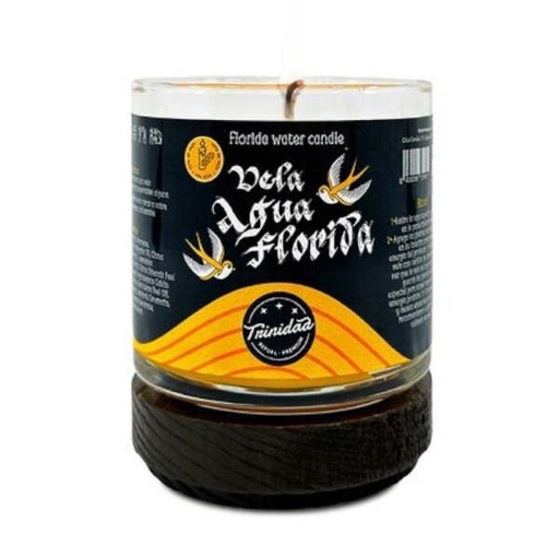 [100685] Trinidad Velas Vaso Agua Florida