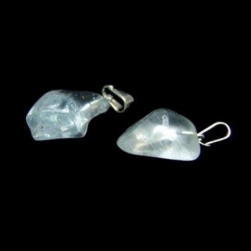 [100457] Colgante Rodado Topacio Plata 