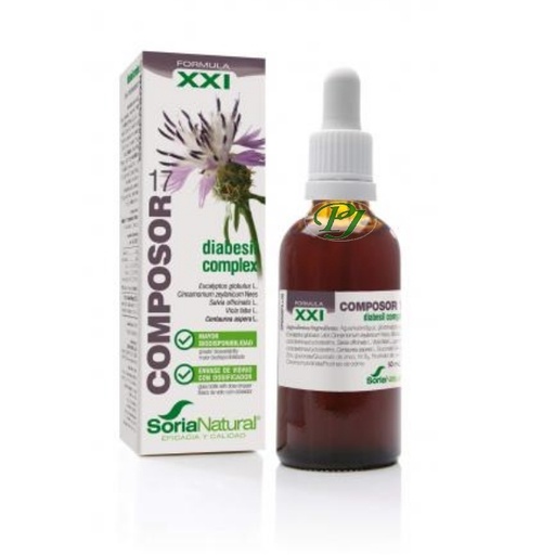 [0501605] Composor 17 50Ml Formula Xxi Diabesil - Soria Natural