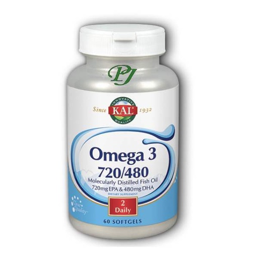[0501686] Omega 3 720/480 60 Perlas - Kal