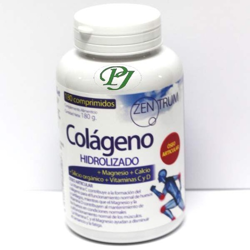 [0501735] Colageno Hidrolizado 180 Comprimidos Zentrum - Ynsadiet