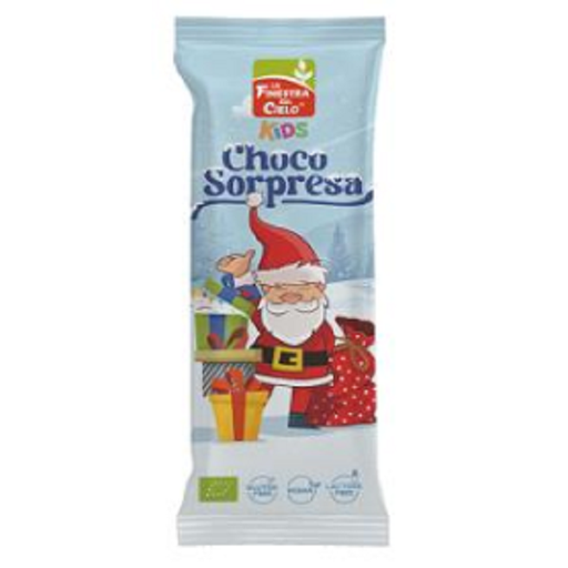 [205725] Santa Choco Sorpresa Bio Vegan La Finestra 20 Gr