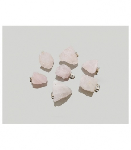 [100560] Colgante Masivo Cuarzo Rosa