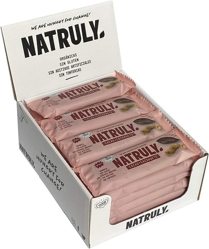 [205720] Barrita De Cacao Y Cacahuete 40 Gr. - Natruly