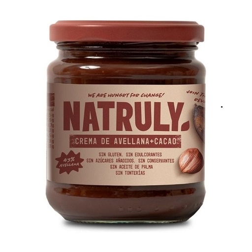 [205719] Crema De Cacao Y Avellanas 285 Gr. - Natruly