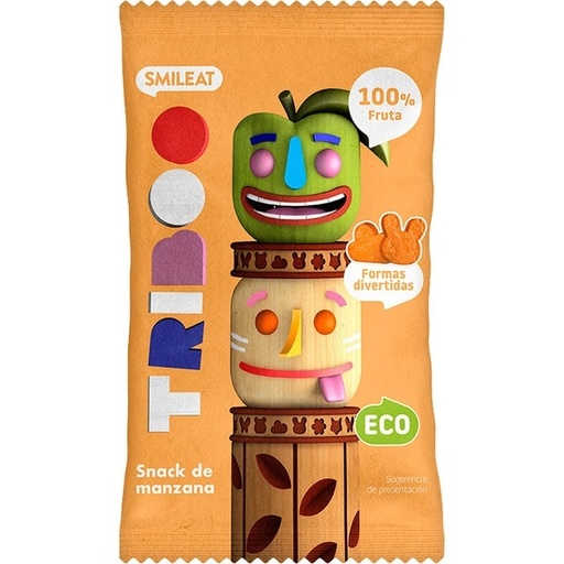 [045587] Snack De Manzana 25 Gr. Bio Smileat