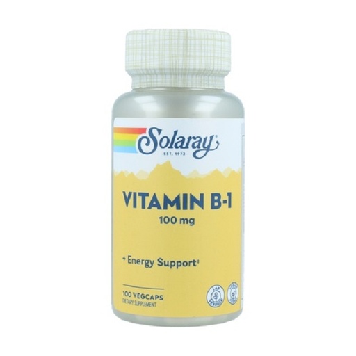[0504837] Vitamina B1 100 Cápsulas 100 Mg.. - Solaray