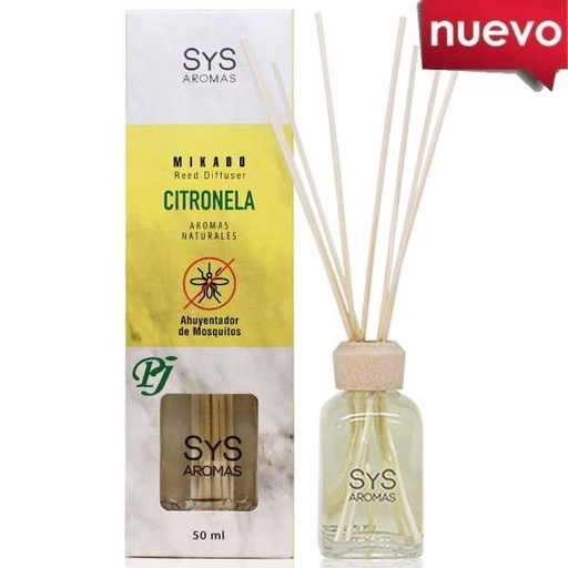 [188368] Sys Ambientador Mikado Citronela 50Ml. Estuche