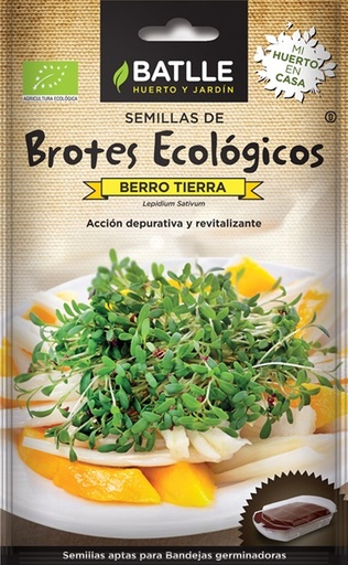 [012009] Semillas Ecológicas De Brotes Berro- Tierra Batlle