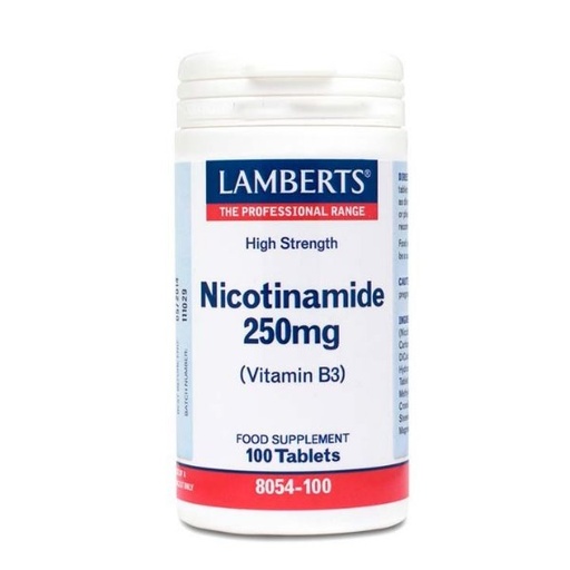 [0504772] Nicotidamina 100 Tabletas 250 Mg. - Lamberts