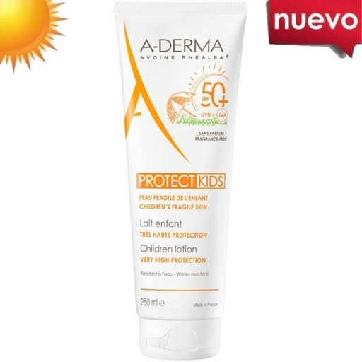 [1300985] A-Derma Solar 50+ Leche Solar Niños 250 Ml.