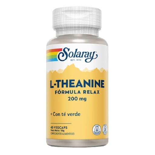 [0504731] L-Teanina Con Te Verde 45 Cápsulas - Solaray