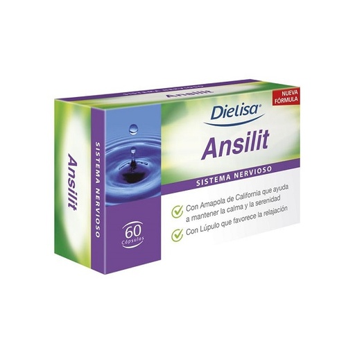 [0504707] Ansilit 60 Cápsulas Precio Ahorro 16,60 € - Dielisa