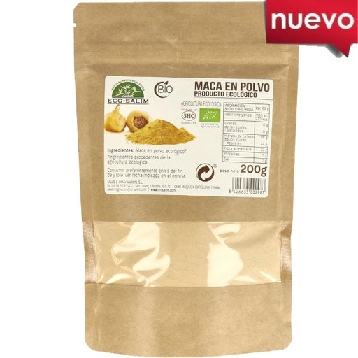 [045578] Maca En Polvo 200 G. Bio - Eco-Salim