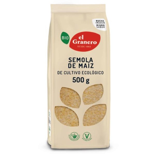 [040606] Semola De Maiz Integral Bio 500Gr.  El Gra.