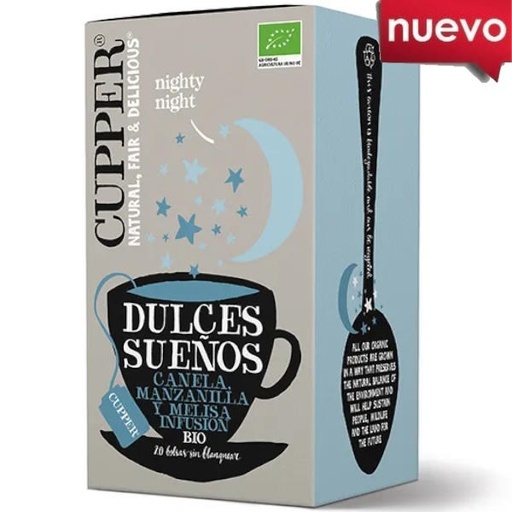 [011980] Cupper Infusion Dulces Sueños Bio 20 Bolsas