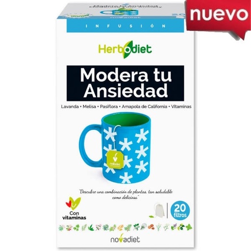 [011970] Novadiet Herbodiet Modera Tu Ansiedad 20 Filtros