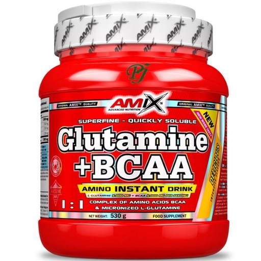 [175146] Glutamina + Bcaa 530Gr Naranja - Amix