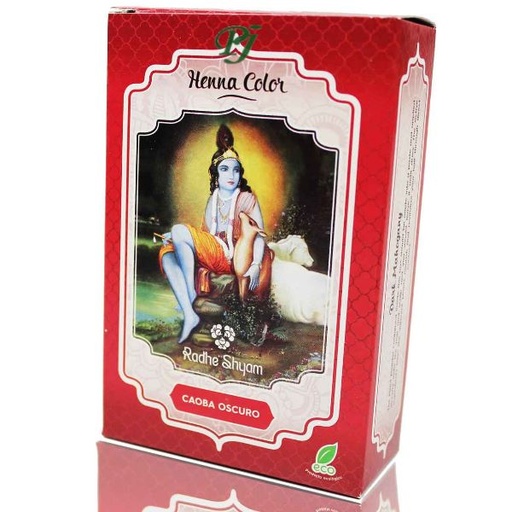 [18045] Henna Caoba Oscuro Polvo 100Gr - Radhe Shyam