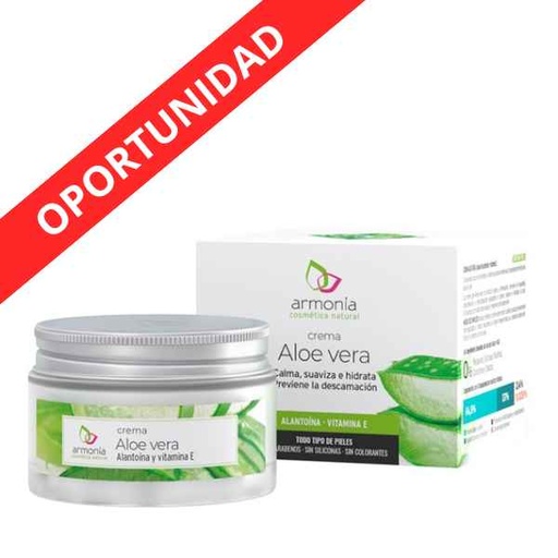 [181161] Crema Aloe Vera Alantoina + Vitamina E 50Ml - Armonia