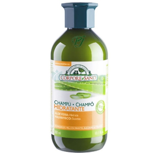 [181904] Champu Hidratante Con Aloe Vera Y Malvavisco 300Ml - Corpore Sano